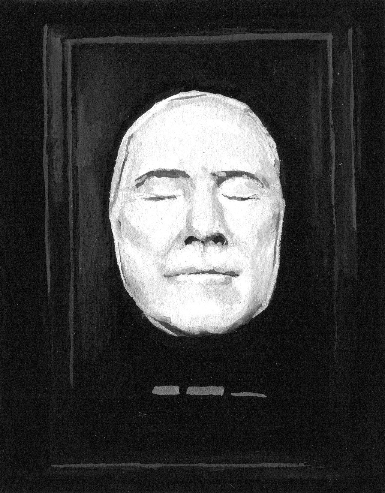 Framed Life Mask, version B (2009)