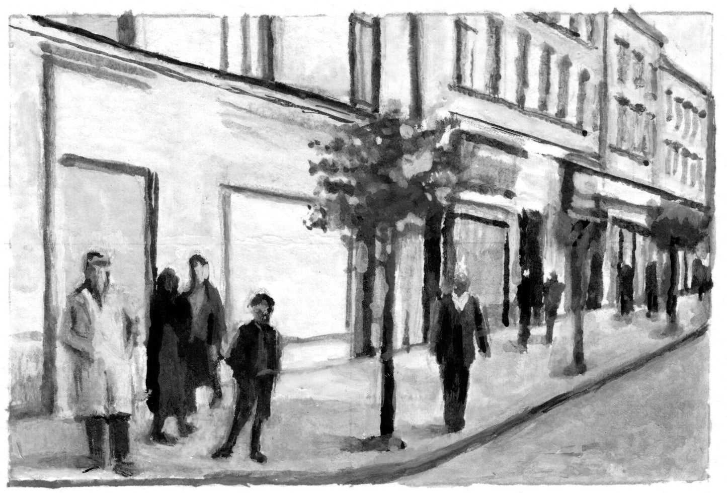 Street Scene, Poland (2025) (Kinderszenen)