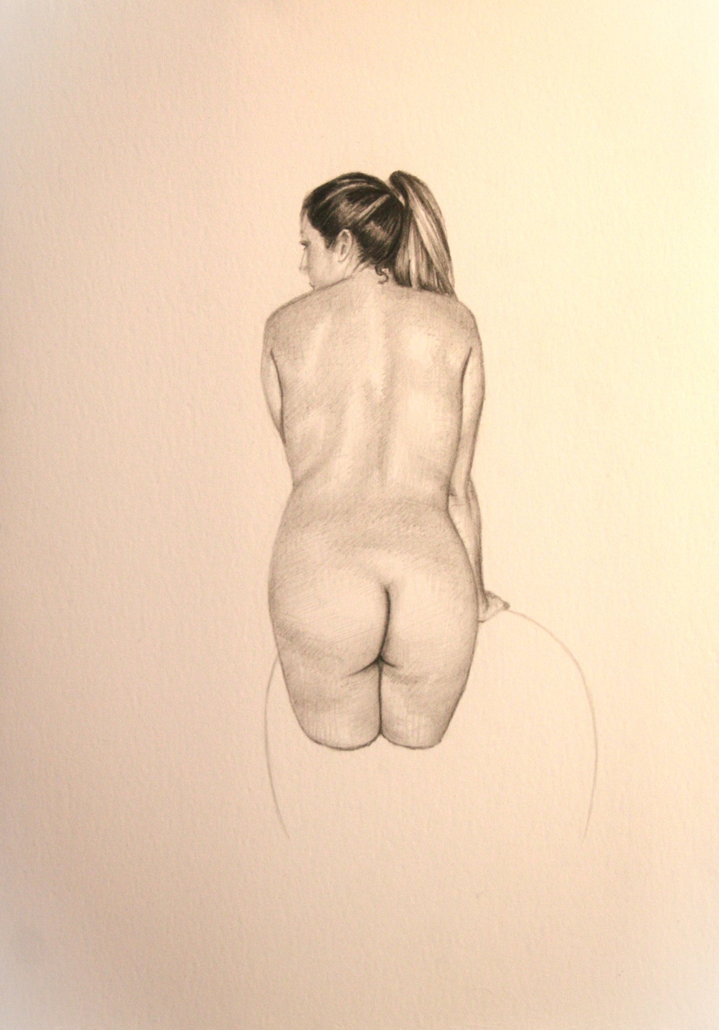 Nude Woman with Chair (2017)