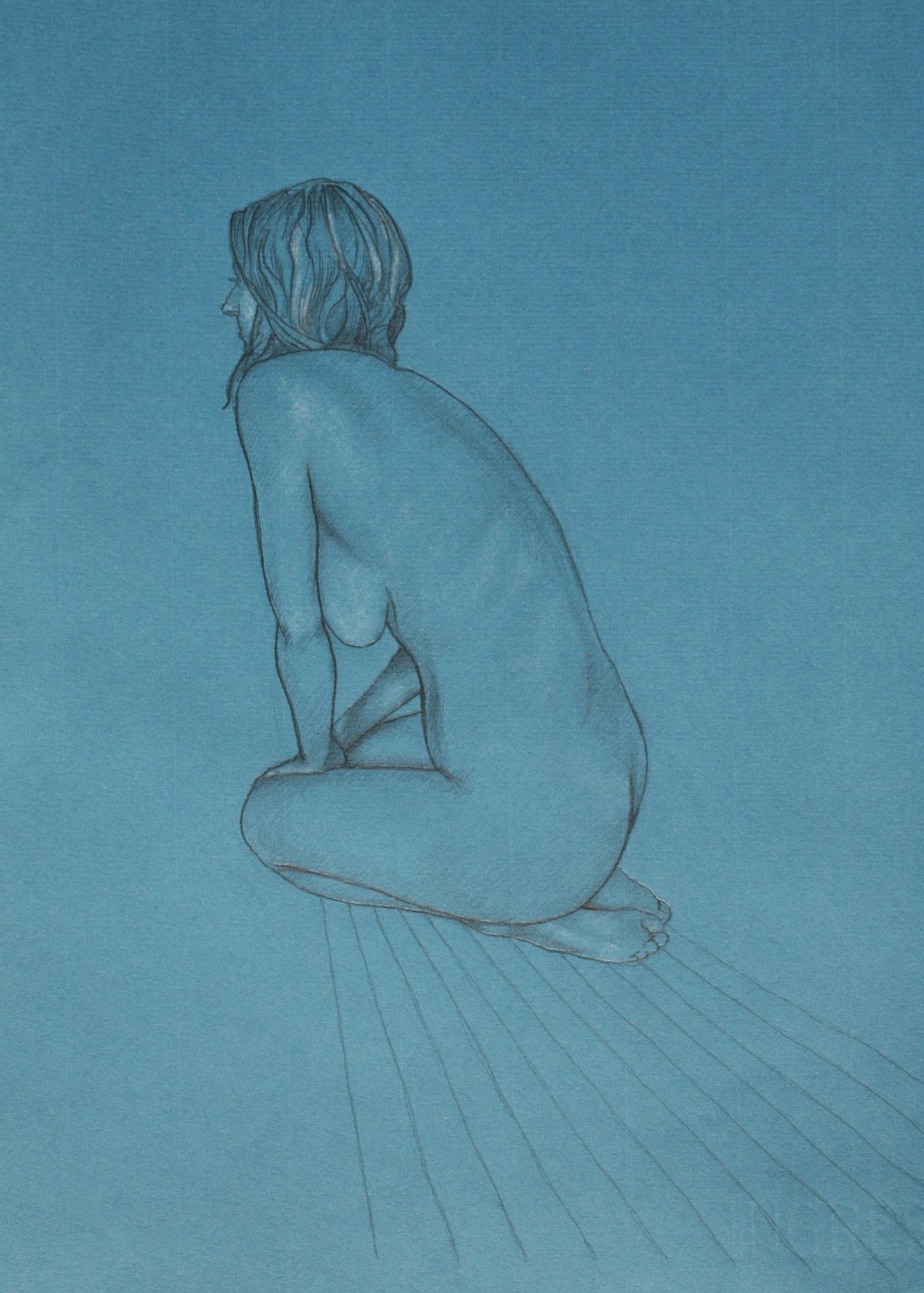 Kneeling Female Nude, September 2019