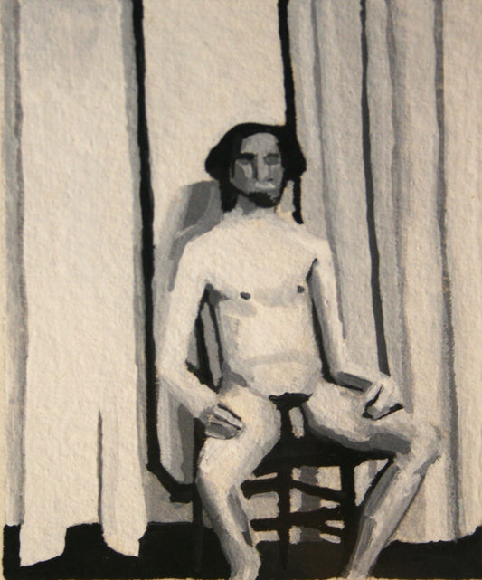 Seated Male Nude, version B (2008)