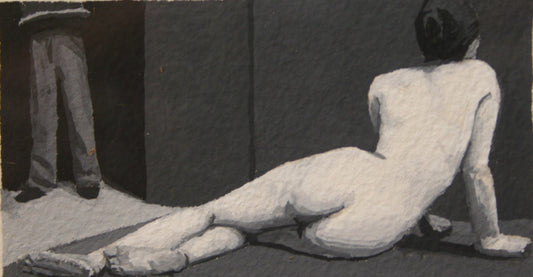 Female Nude with Attendant, version A (2008)