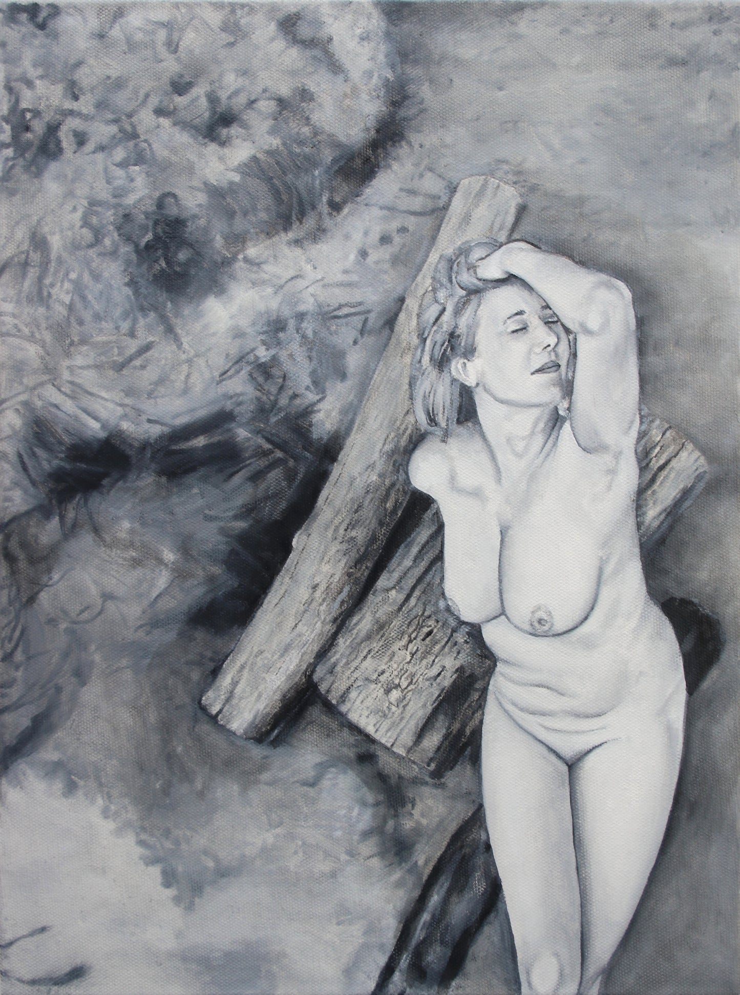 Female Nude by River (2025) (Kinderszenen)
