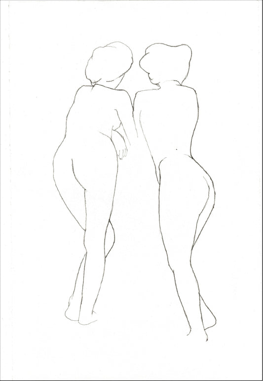 Two Standing Female Nudes (2010)