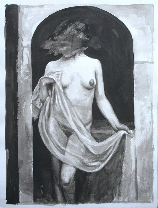 Defaced Standing Woman with Drapery, 2010